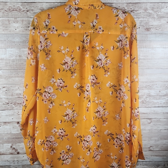 Rue21 Yellow Floral Tunic Top - Picture 6 of 6
